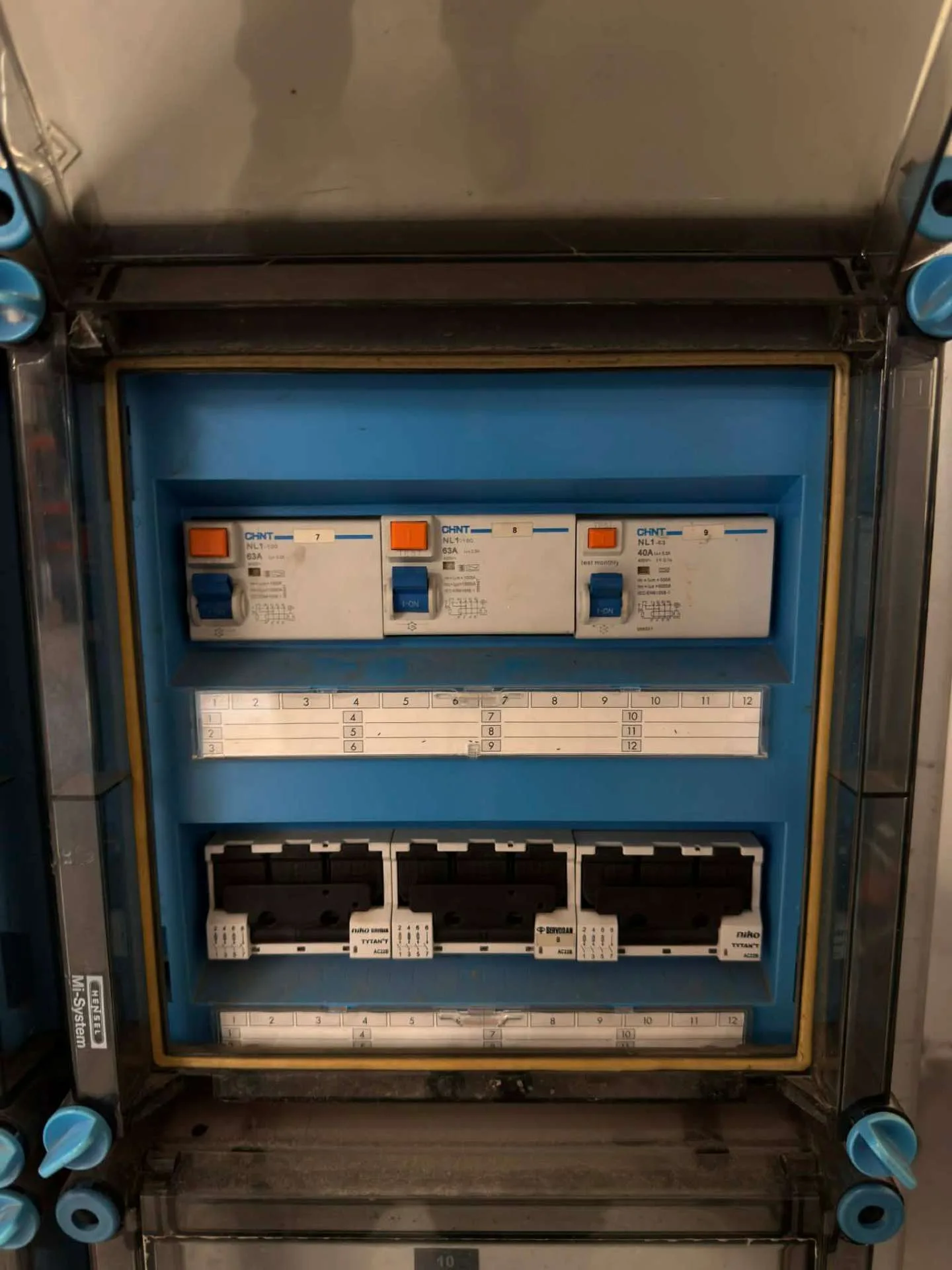 63A CEE grupper – panel 1 i 400A målerstavle