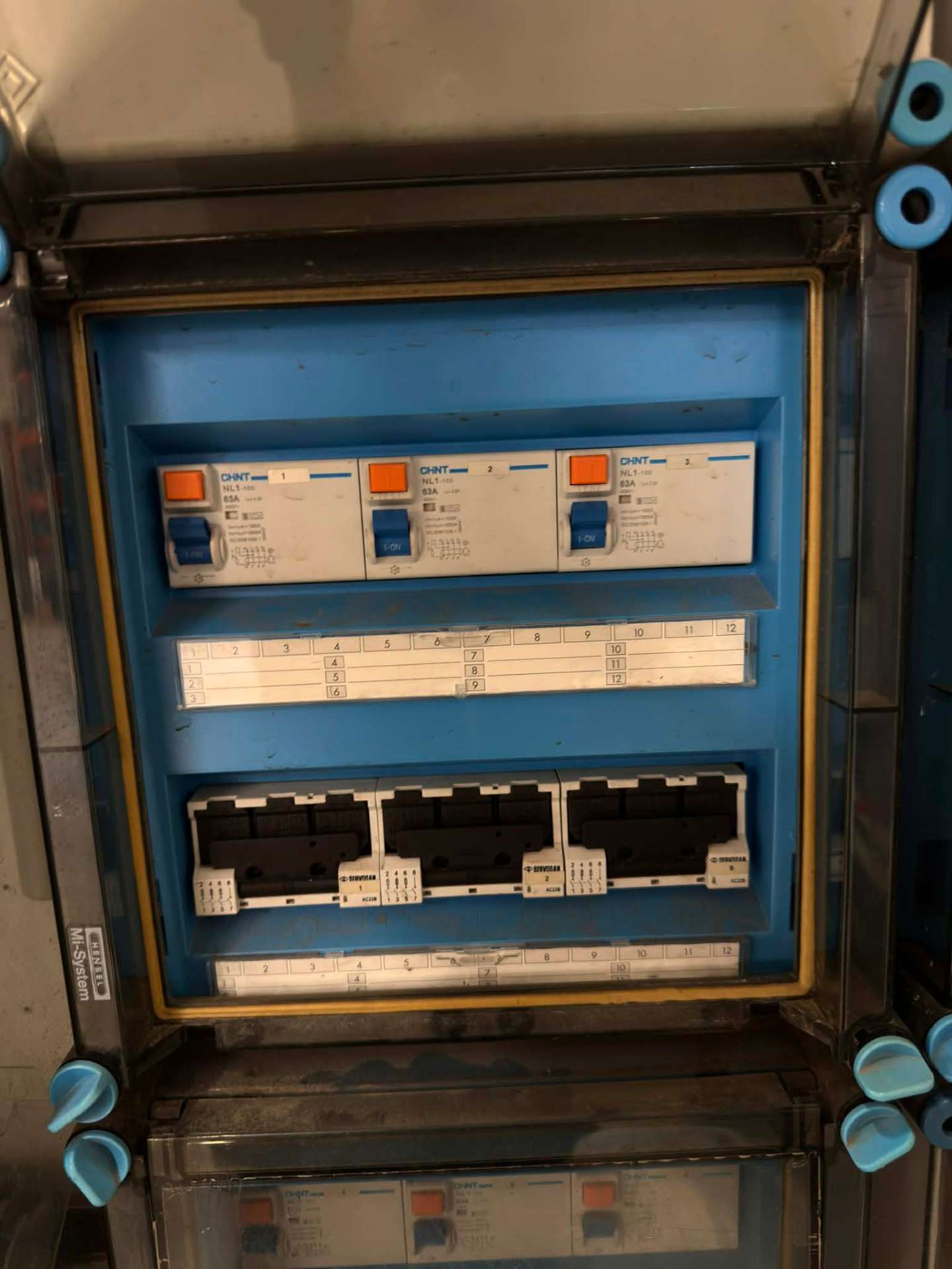 63A CEE grupper – panel 2 i 400A målerstavle