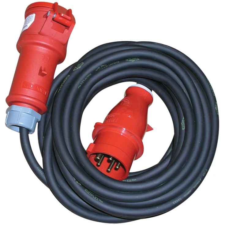 CEE kabler til byggepladser - 16A, 32A, 63A